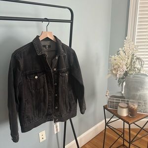 Urban black denim jacket